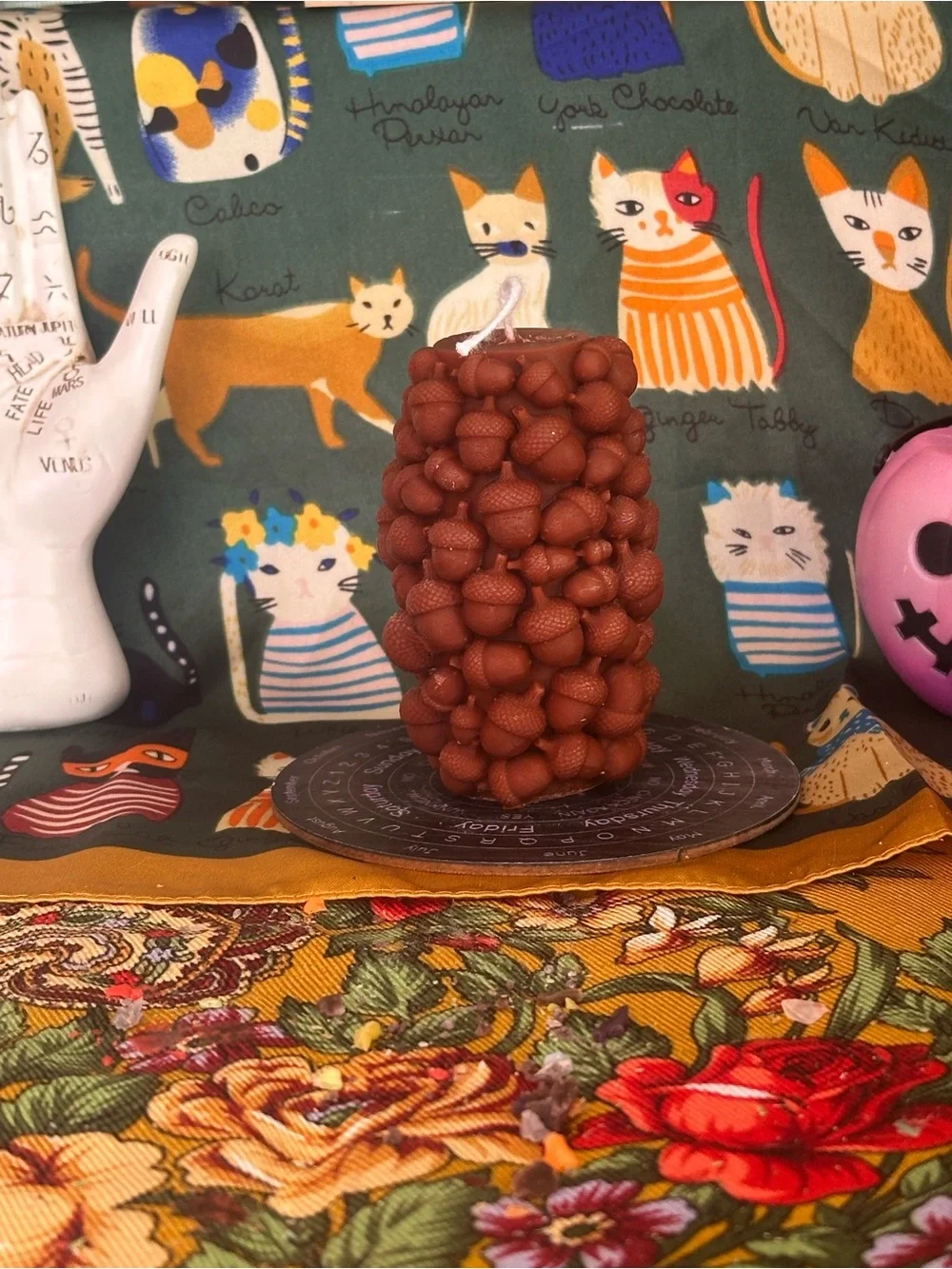 Woodland Acorn Candle